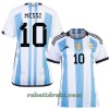 Argentina 3 Star MESSI 10 VM 2022 - Dame Fotballdrakt
